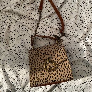 Brown speckled bag